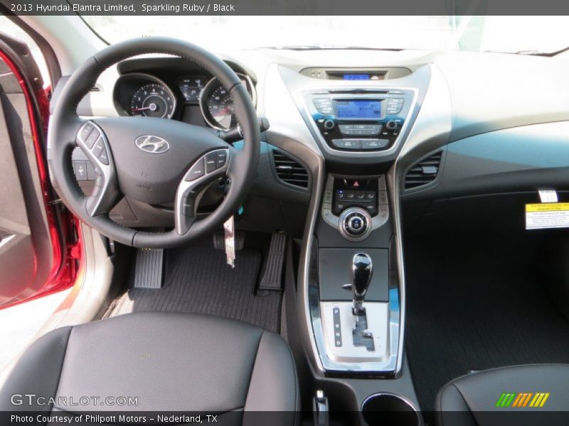 Sparkling Ruby / Black 2013 Hyundai Elantra Limited