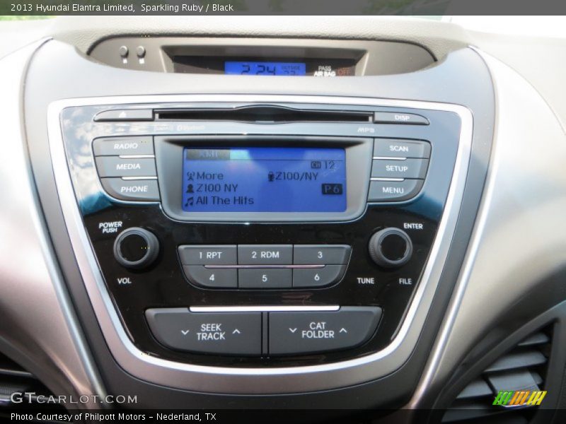 Sparkling Ruby / Black 2013 Hyundai Elantra Limited