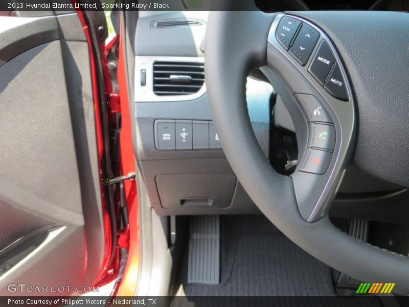 Sparkling Ruby / Black 2013 Hyundai Elantra Limited