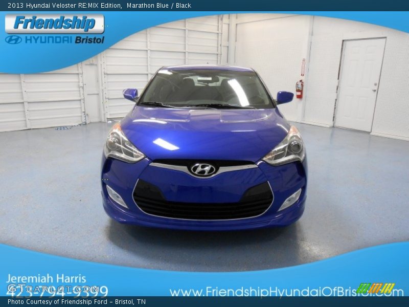 Marathon Blue / Black 2013 Hyundai Veloster RE:MIX Edition