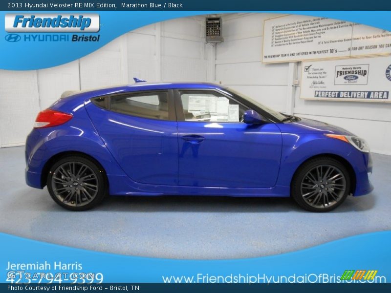 Marathon Blue / Black 2013 Hyundai Veloster RE:MIX Edition