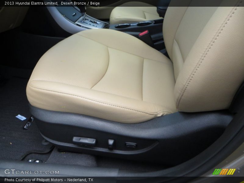 Desert Bronze / Beige 2013 Hyundai Elantra Limited