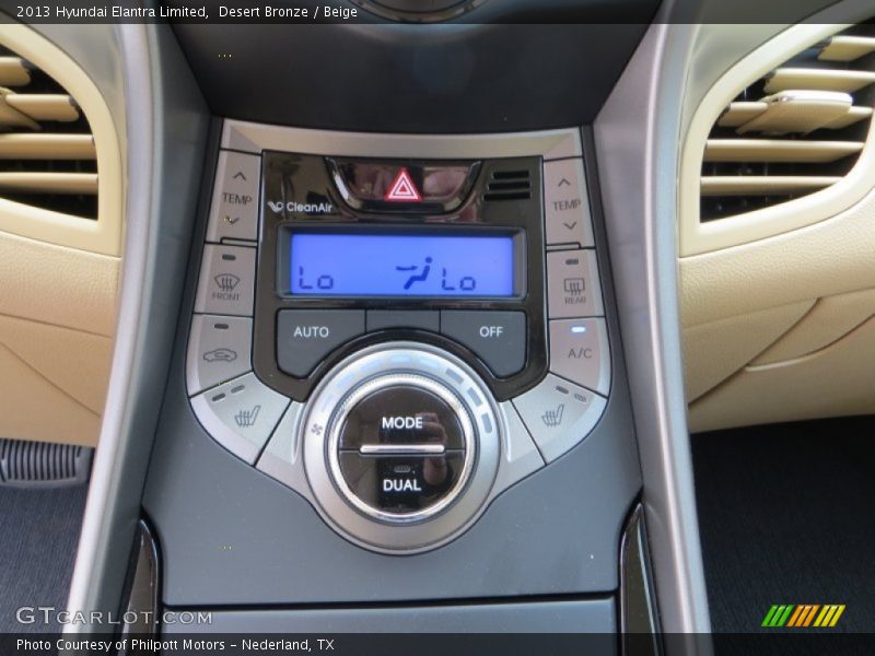 Desert Bronze / Beige 2013 Hyundai Elantra Limited