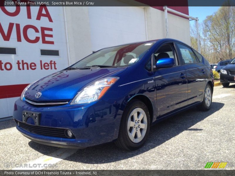 Spectra Blue Mica / Gray 2008 Toyota Prius Hybrid