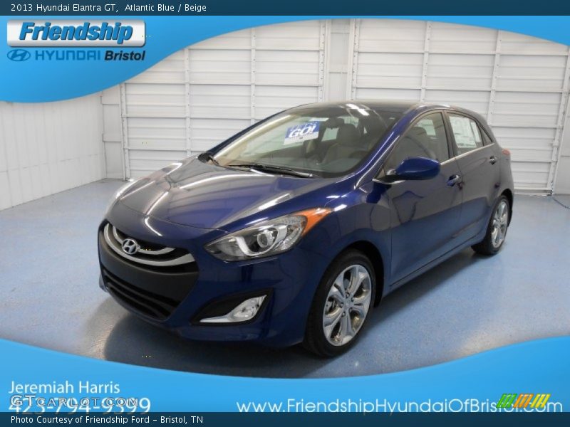 Atlantic Blue / Beige 2013 Hyundai Elantra GT