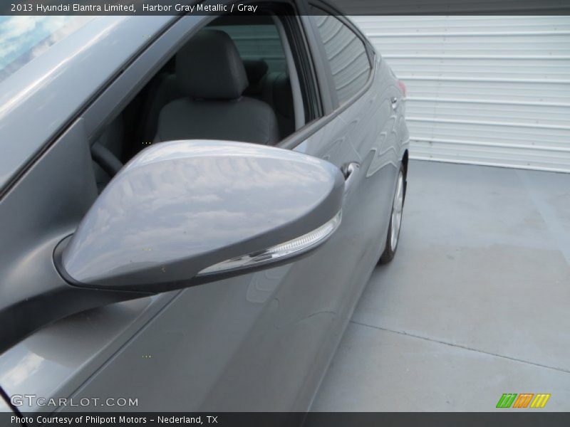 Harbor Gray Metallic / Gray 2013 Hyundai Elantra Limited