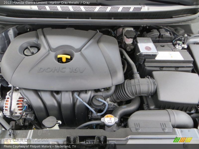 Harbor Gray Metallic / Gray 2013 Hyundai Elantra Limited