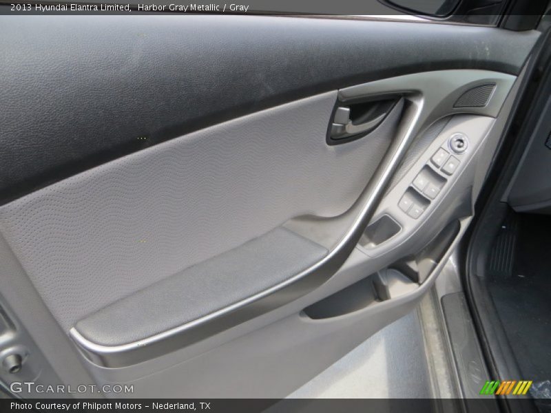 Harbor Gray Metallic / Gray 2013 Hyundai Elantra Limited