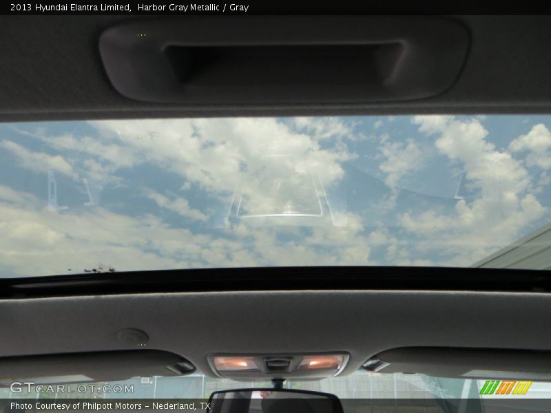 Harbor Gray Metallic / Gray 2013 Hyundai Elantra Limited
