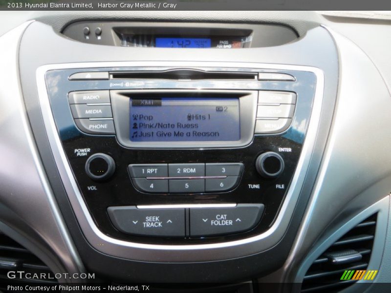 Harbor Gray Metallic / Gray 2013 Hyundai Elantra Limited