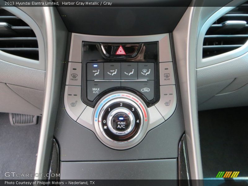 Harbor Gray Metallic / Gray 2013 Hyundai Elantra Limited