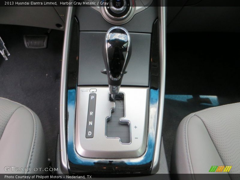 Harbor Gray Metallic / Gray 2013 Hyundai Elantra Limited