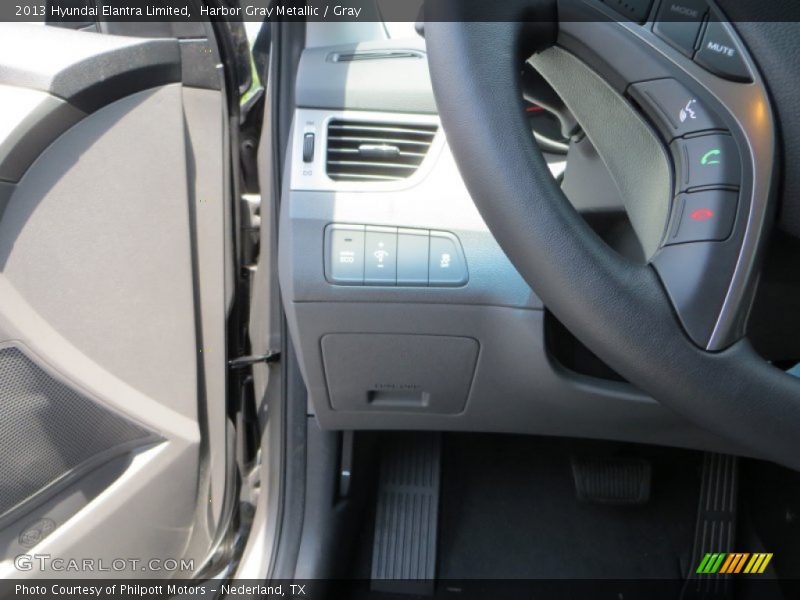 Harbor Gray Metallic / Gray 2013 Hyundai Elantra Limited