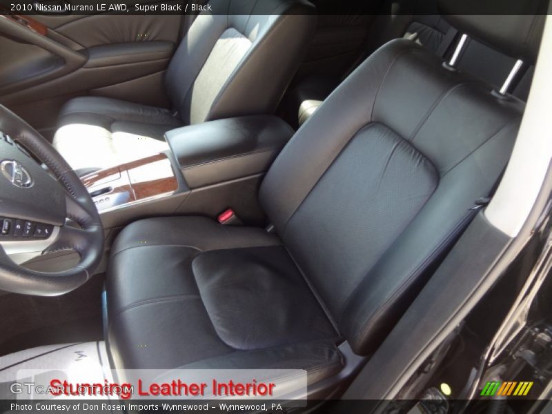 Super Black / Black 2010 Nissan Murano LE AWD