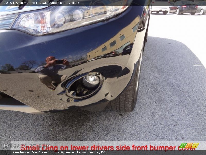 Super Black / Black 2010 Nissan Murano LE AWD