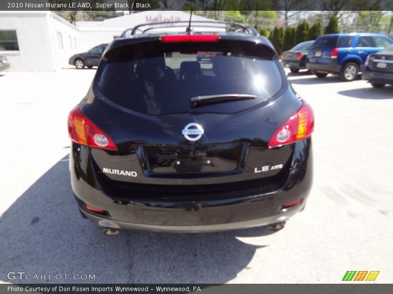 Super Black / Black 2010 Nissan Murano LE AWD