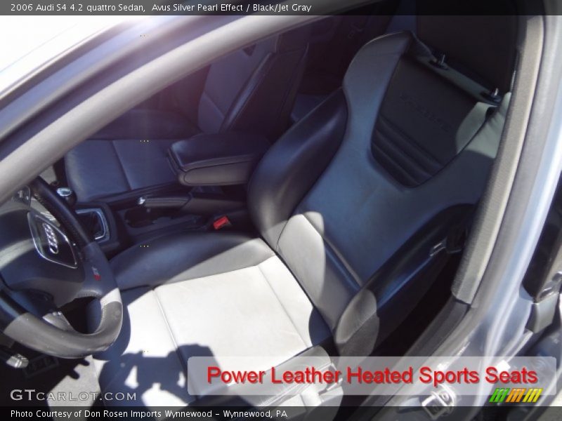 Avus Silver Pearl Effect / Black/Jet Gray 2006 Audi S4 4.2 quattro Sedan