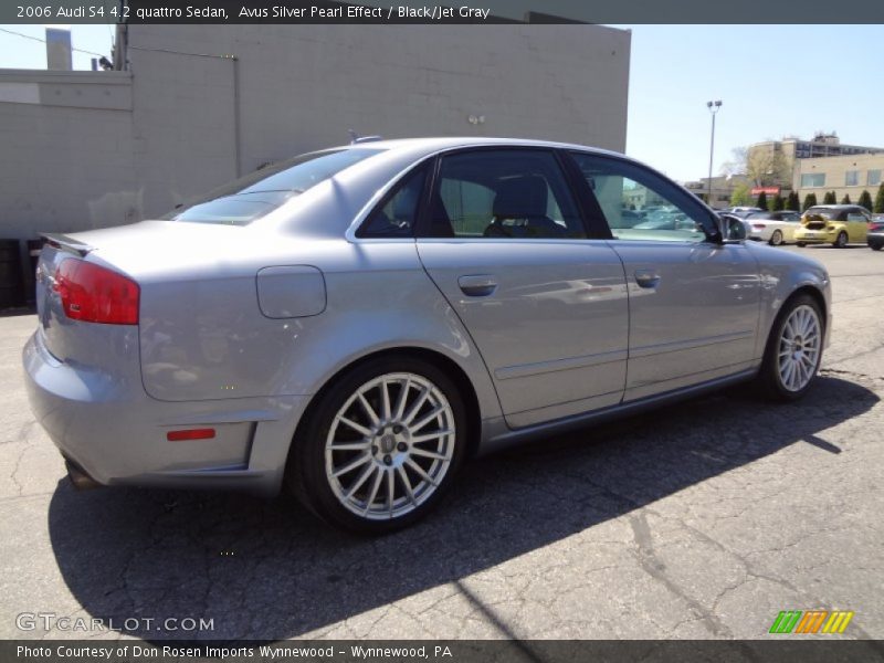 Avus Silver Pearl Effect / Black/Jet Gray 2006 Audi S4 4.2 quattro Sedan