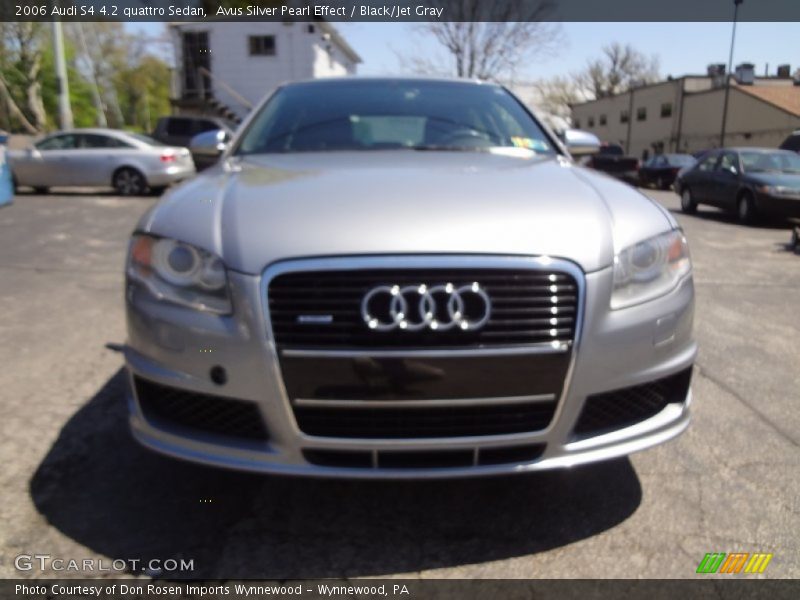Avus Silver Pearl Effect / Black/Jet Gray 2006 Audi S4 4.2 quattro Sedan