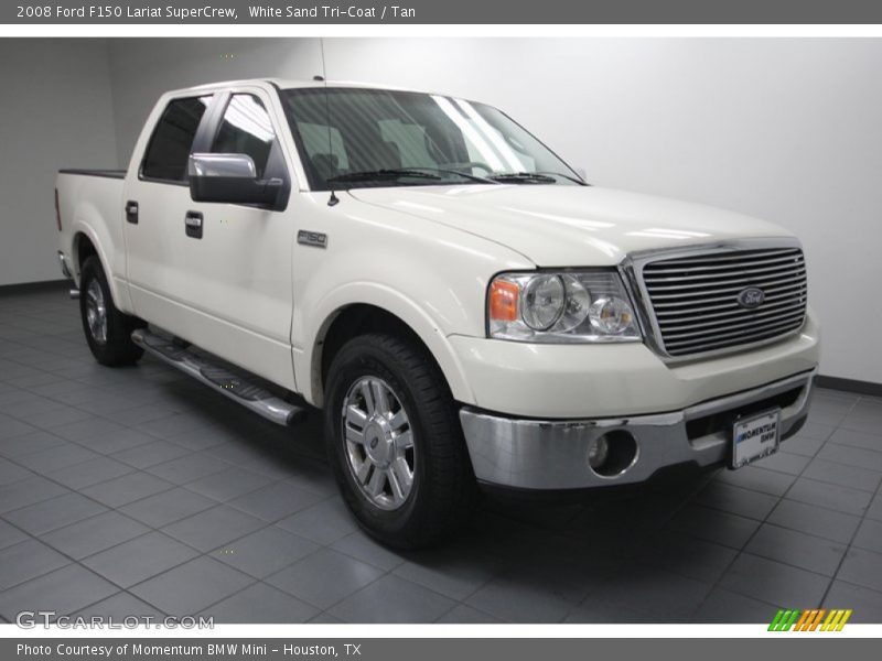 White Sand Tri-Coat / Tan 2008 Ford F150 Lariat SuperCrew