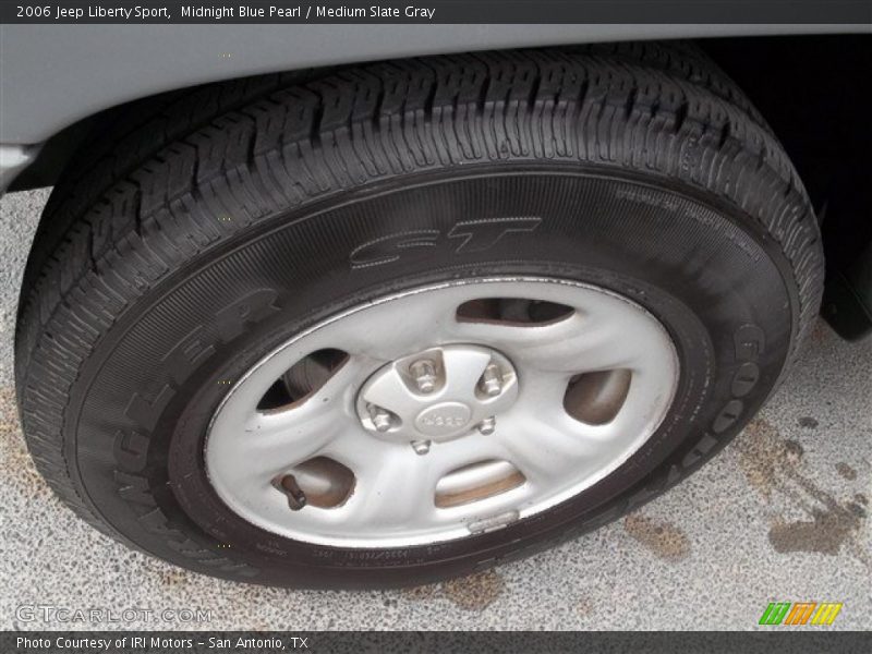 Midnight Blue Pearl / Medium Slate Gray 2006 Jeep Liberty Sport