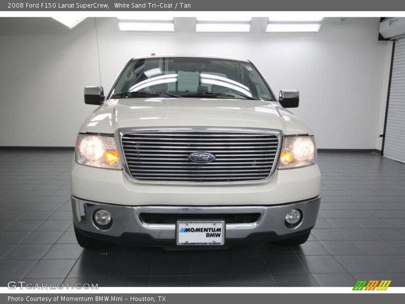 White Sand Tri-Coat / Tan 2008 Ford F150 Lariat SuperCrew