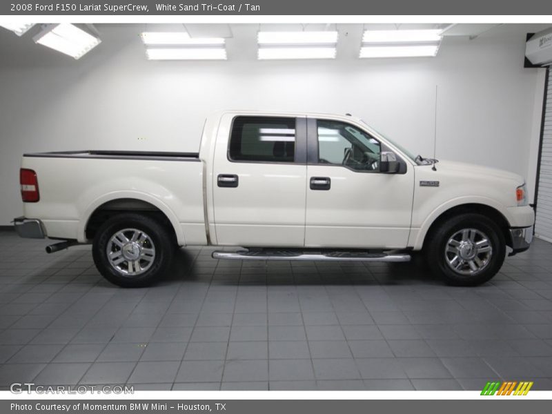  2008 F150 Lariat SuperCrew White Sand Tri-Coat