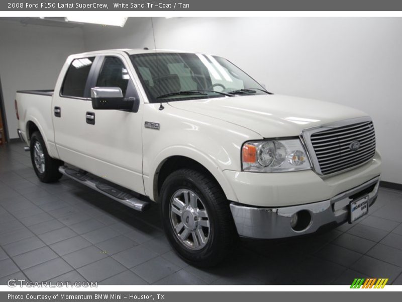 White Sand Tri-Coat / Tan 2008 Ford F150 Lariat SuperCrew