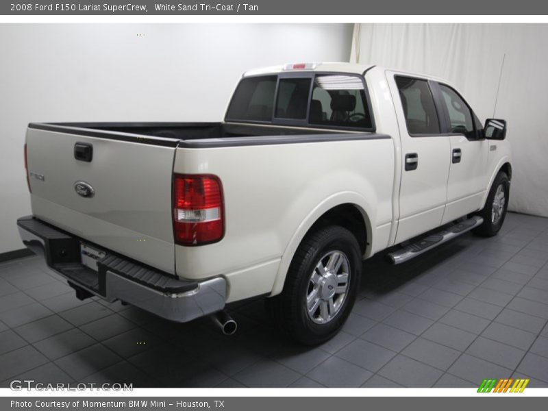 White Sand Tri-Coat / Tan 2008 Ford F150 Lariat SuperCrew