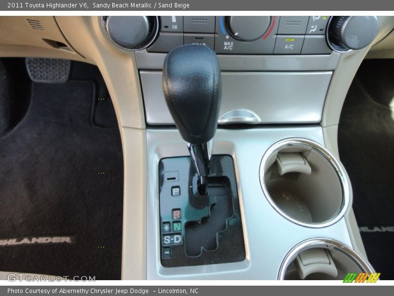 Sandy Beach Metallic / Sand Beige 2011 Toyota Highlander V6
