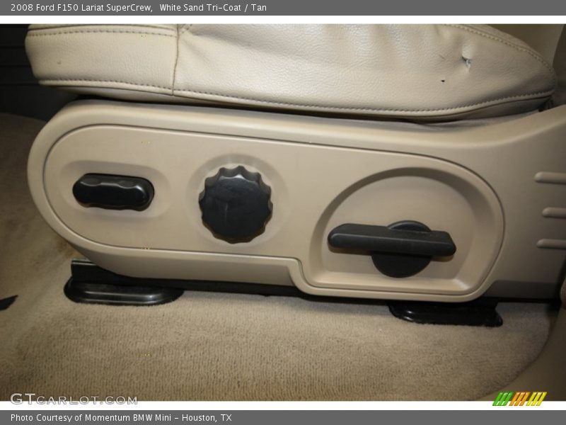 White Sand Tri-Coat / Tan 2008 Ford F150 Lariat SuperCrew