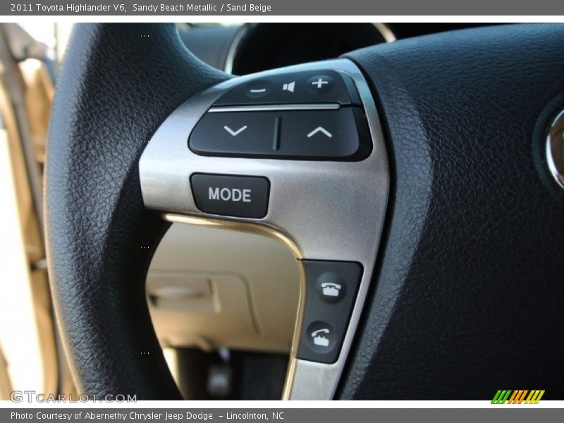 Sandy Beach Metallic / Sand Beige 2011 Toyota Highlander V6