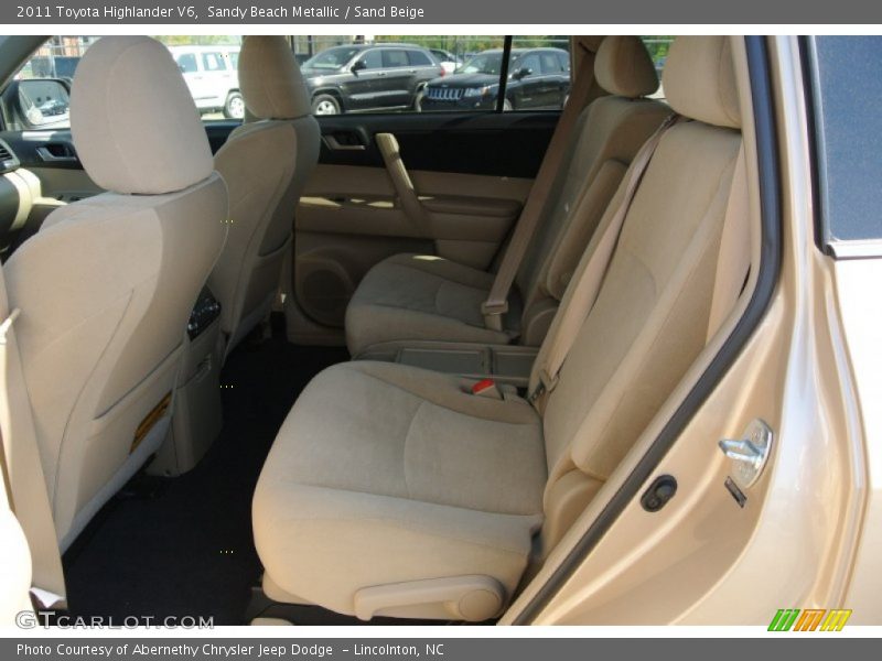Sandy Beach Metallic / Sand Beige 2011 Toyota Highlander V6
