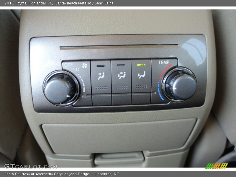 Sandy Beach Metallic / Sand Beige 2011 Toyota Highlander V6