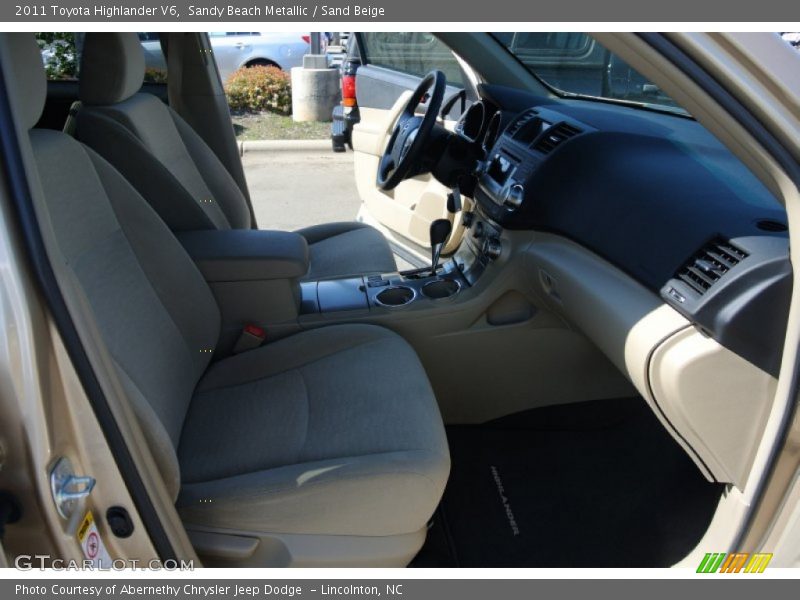 Sandy Beach Metallic / Sand Beige 2011 Toyota Highlander V6
