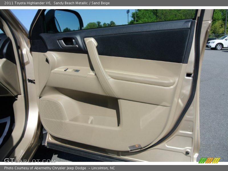 Sandy Beach Metallic / Sand Beige 2011 Toyota Highlander V6