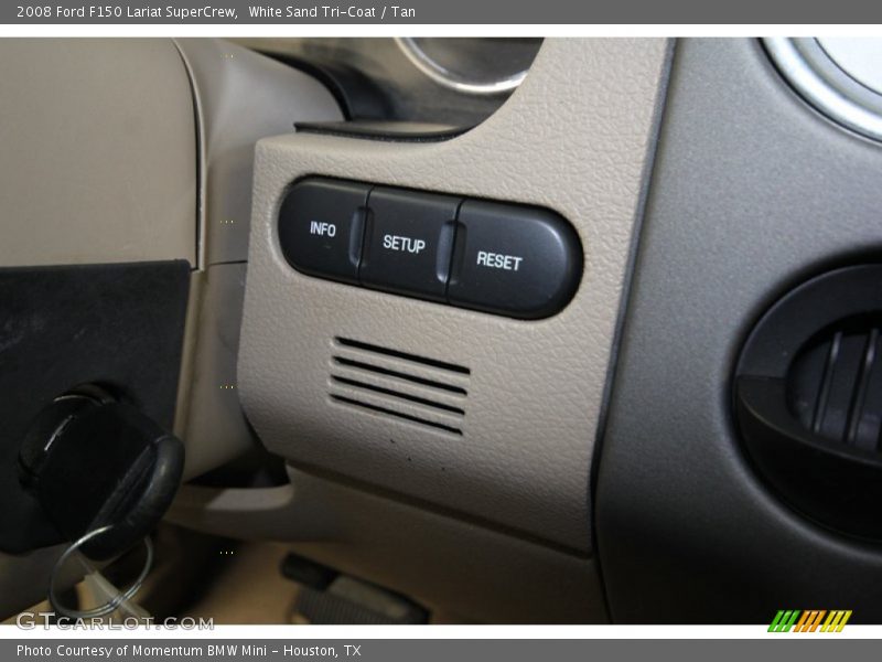 White Sand Tri-Coat / Tan 2008 Ford F150 Lariat SuperCrew