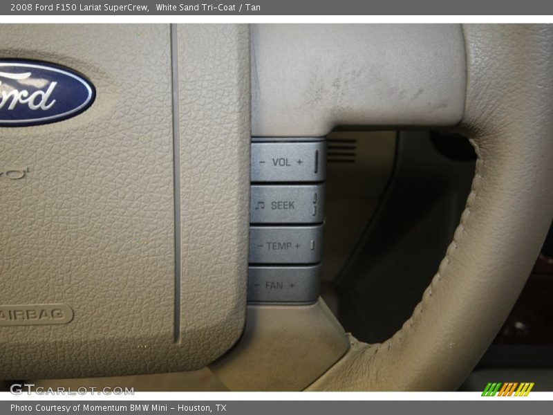 White Sand Tri-Coat / Tan 2008 Ford F150 Lariat SuperCrew