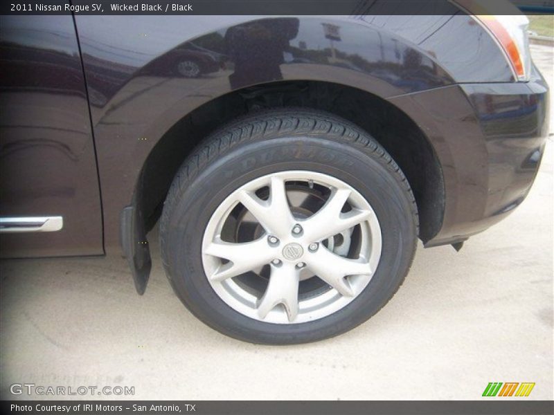 Wicked Black / Black 2011 Nissan Rogue SV