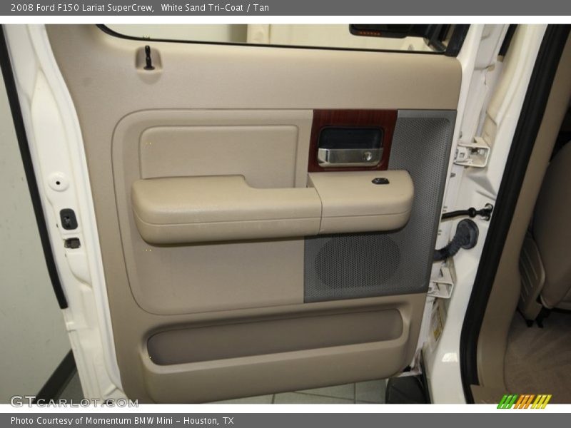 White Sand Tri-Coat / Tan 2008 Ford F150 Lariat SuperCrew