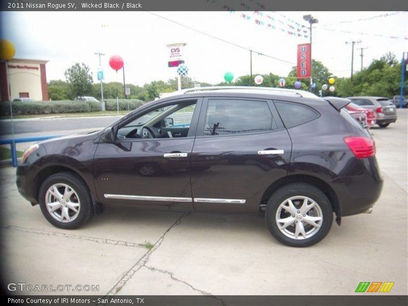 Wicked Black / Black 2011 Nissan Rogue SV