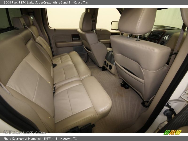 White Sand Tri-Coat / Tan 2008 Ford F150 Lariat SuperCrew