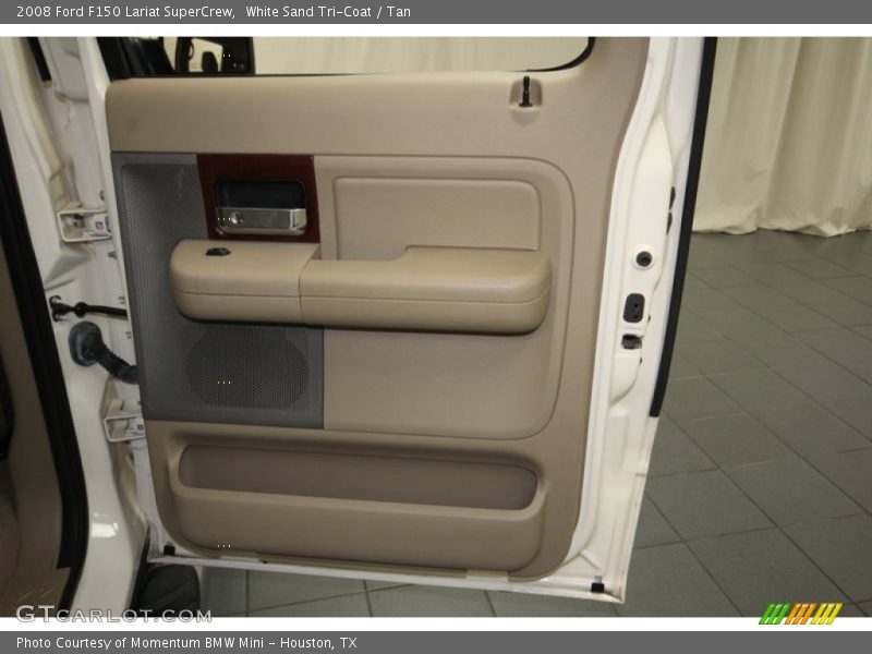 White Sand Tri-Coat / Tan 2008 Ford F150 Lariat SuperCrew