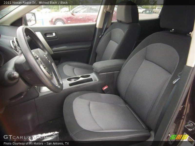 Wicked Black / Black 2011 Nissan Rogue SV