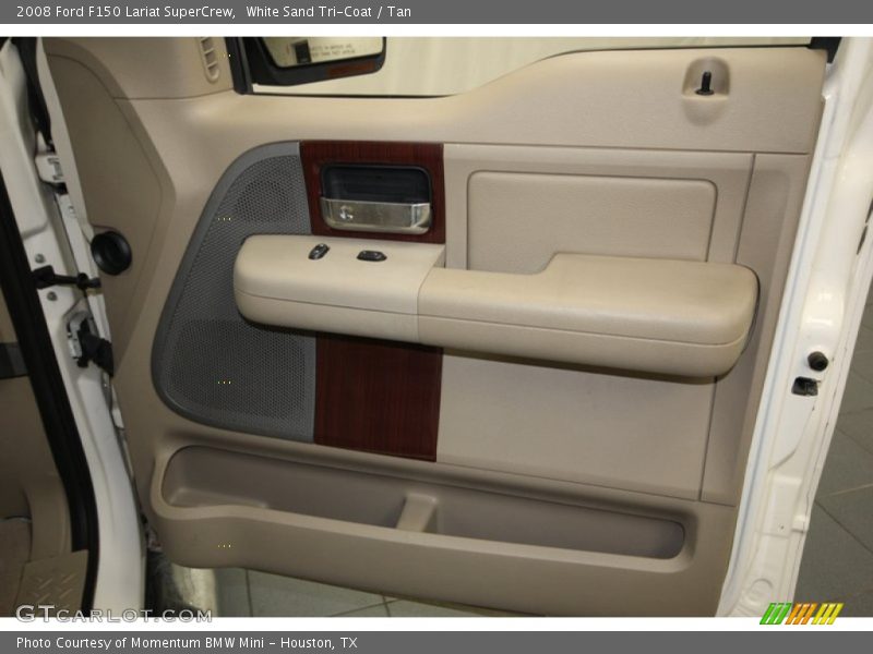 White Sand Tri-Coat / Tan 2008 Ford F150 Lariat SuperCrew
