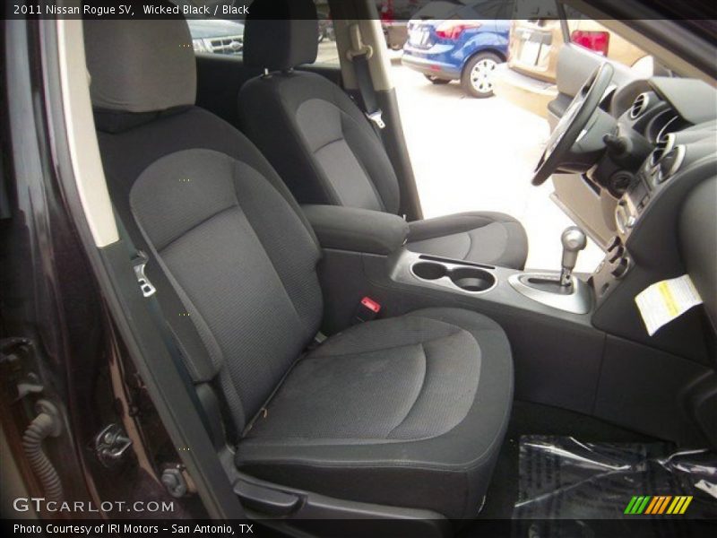 Wicked Black / Black 2011 Nissan Rogue SV