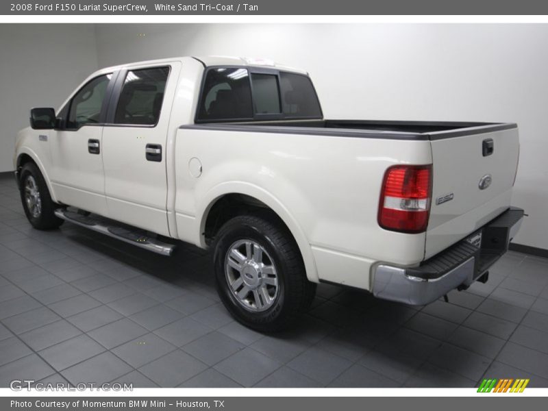 White Sand Tri-Coat / Tan 2008 Ford F150 Lariat SuperCrew
