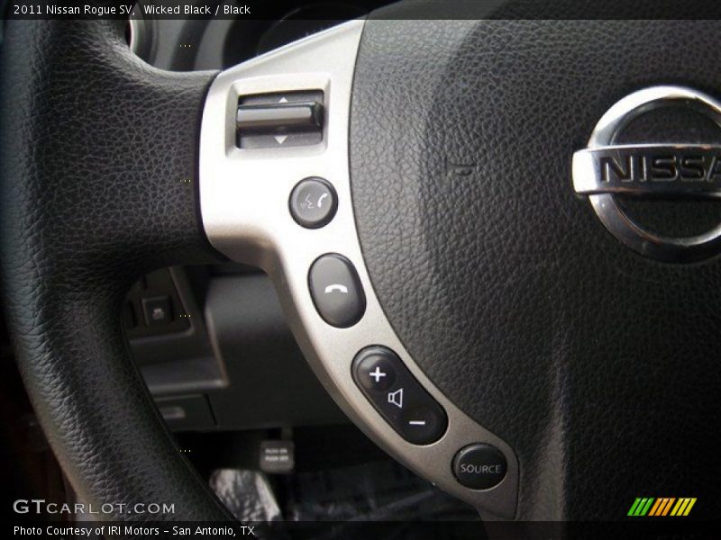 Wicked Black / Black 2011 Nissan Rogue SV
