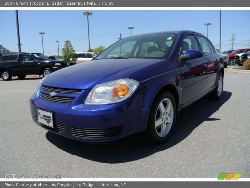 Laser Blue Metallic / Gray 2007 Chevrolet Cobalt LT Sedan
