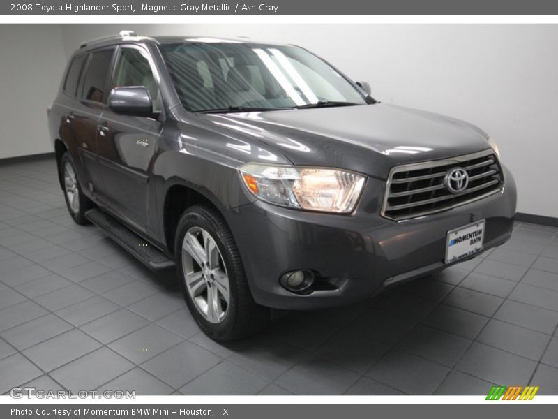 Magnetic Gray Metallic / Ash Gray 2008 Toyota Highlander Sport